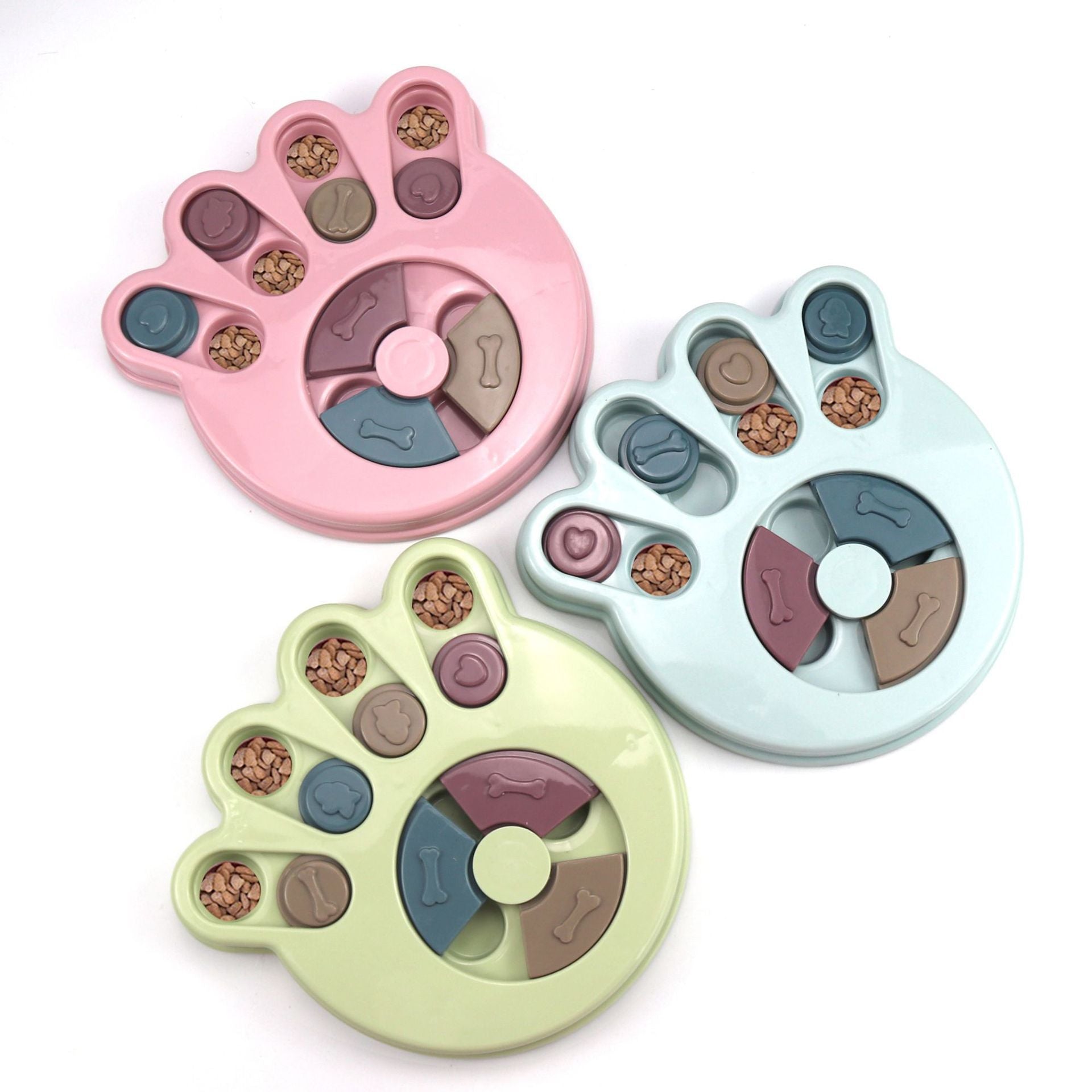 Interactive Slow Feeder Dog Bowl - Puzzle Toy for Pets - Korvel