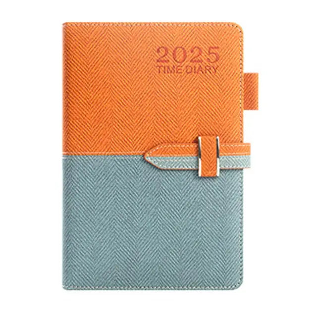 Schedule English Plan Office Efficiency Manual Calendar Notebook - Korvel