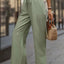 High Waist Wide Leg Pants - Korvel