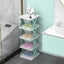 Simple shoe rack corridor narrow storage shoe cabinet foldable and easy to use multifunctional dust-proof shoe rack - Korvel