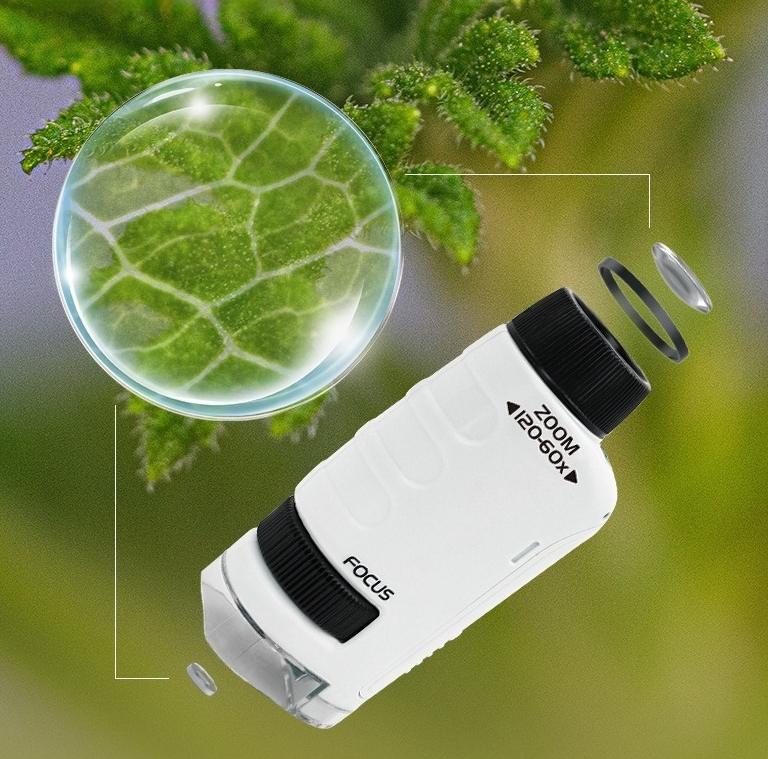 Portable Handheld Microscope for Young Scientists