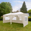 Carpa Plegable de 10'x20' con 6 Paredes Laterales Desmontables