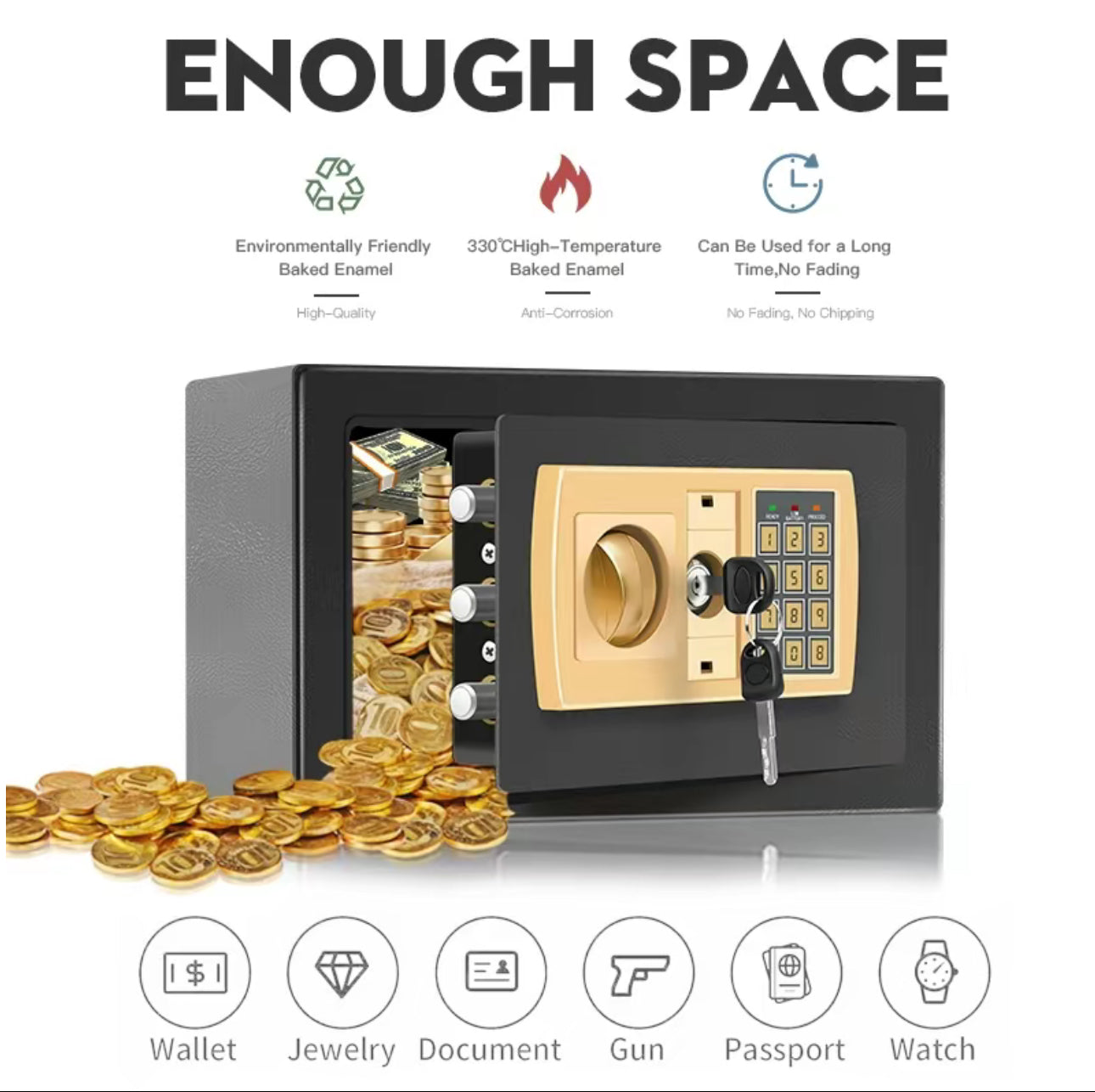 SecureVault Safe Box - Korvel