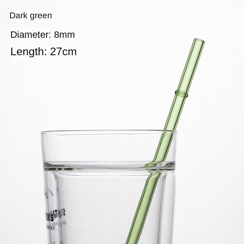 Eco-Friendly High Borosilicate Glass Straw - Customizable & Durable