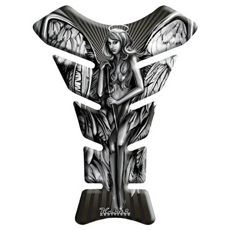 Protector de Tanque de Motocicleta Keiti - Diseño de Ángel Femenino