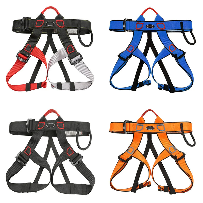 Outdoor Safety Belt Climb Rock Safety Harness Tree Climbing Half Body Harness For Women Men Children Ideal Gift For Rock Climber - Korvel
