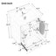 Meuble de salle de bain blanc de 24" avec lavabo et rangement