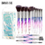 15 pcs Makeup Brushes Diamond Crystal Handle Makeup Tools Foundation Eyeshadow Brush - Korvel