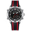Lige Men's Dual Display Watch Multi-Function Chronograph Sports Waterproof Watch - Korvel