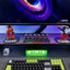 RGB aluminum alloy glow tube clock IPS computer desktop clock ornament Fate Stone Gate Cyberpunk - Korvel