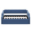 Upholstered Daybed with Trundle, Wood Slat Support,Upholstered Frame Sofa Bed Twin Blue - Korvel