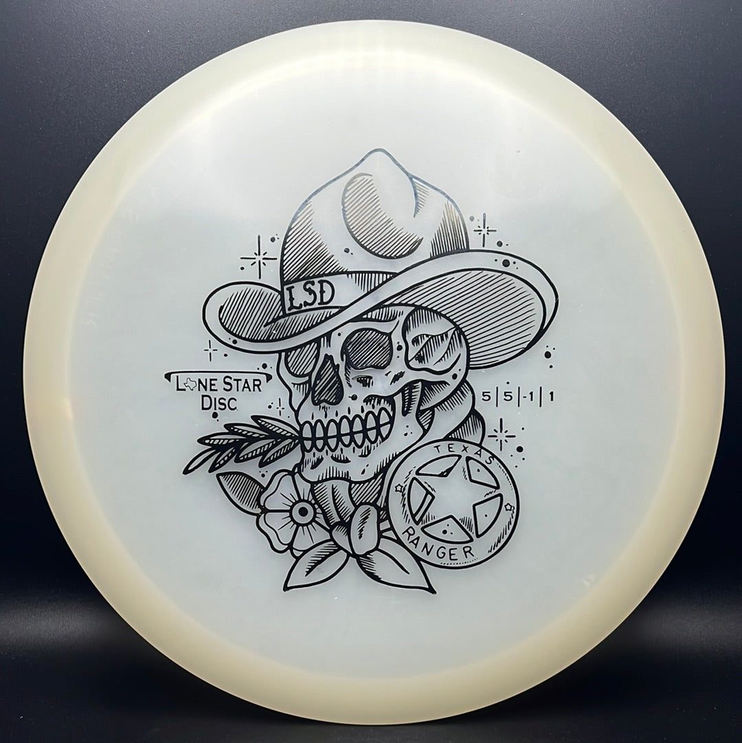 Alpha Glow Texas Ranger Disc Golf Disc