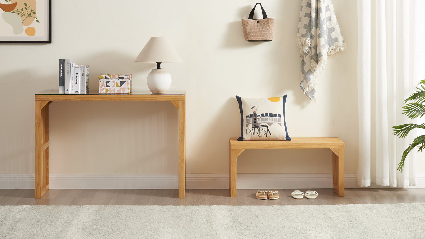 Premium Pine Dining Bench for Versatile Spaces