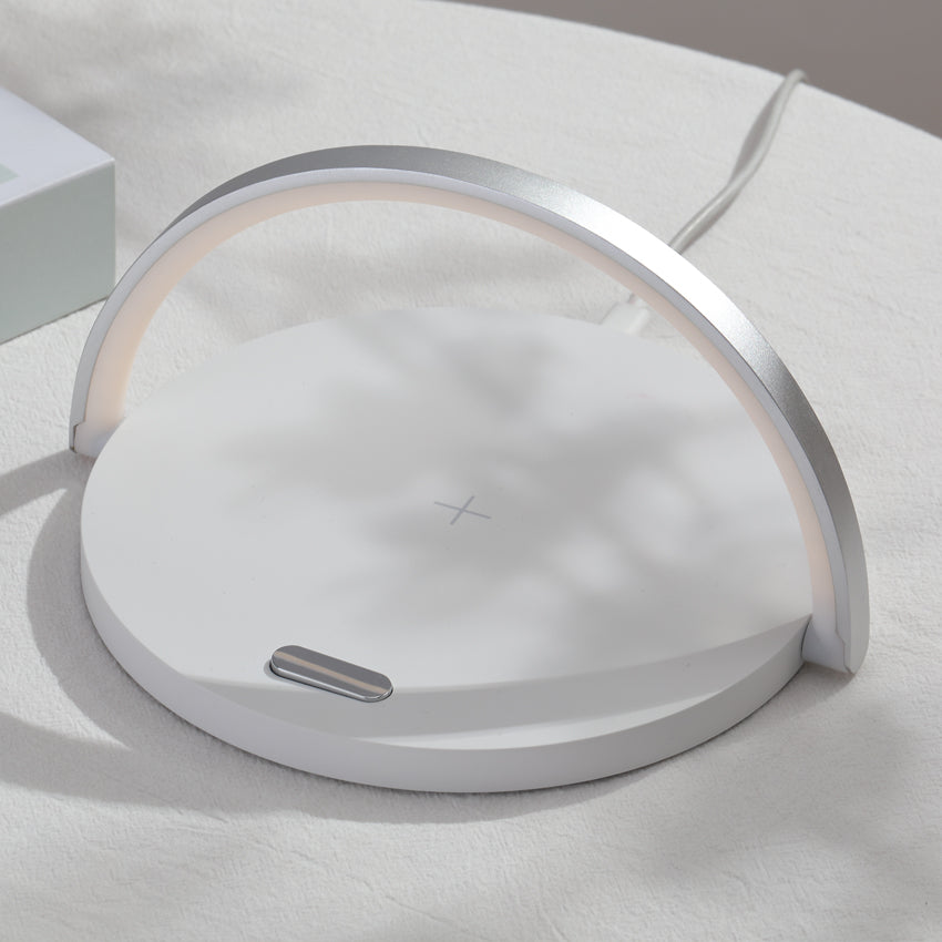 Rainbow Light Wireless Charging Desktop Stand - 15W Fast Charge