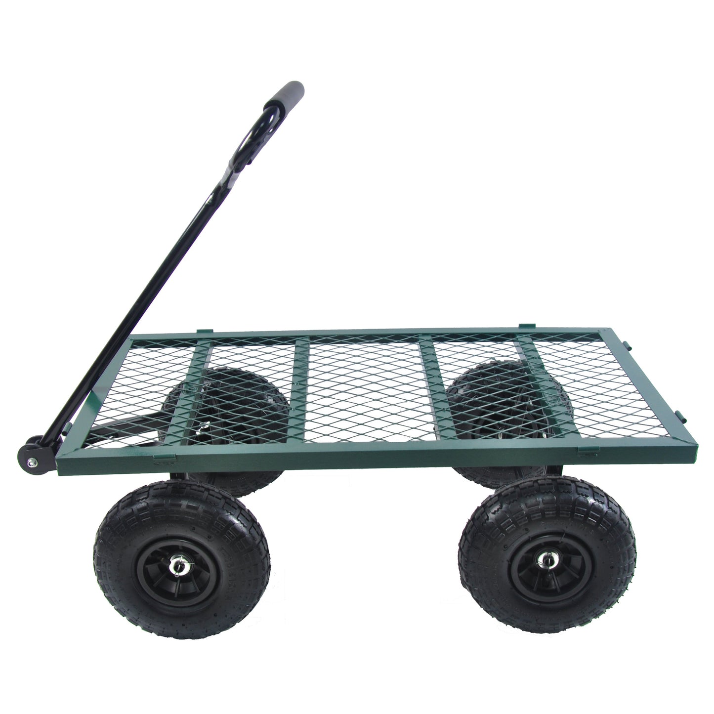 Wagon Cart Garden cart trucks make it easier to transport firewood (green) - Korvel