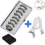 Five magnetic adhesive free magnetic eyelash clamp set for European and American thick magnetic eyelashes - Korvel