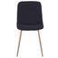 Dining Chair 4PCS（BLACK）Modern style New technology Suitable for restaurants cafes taverns offices - Korvel