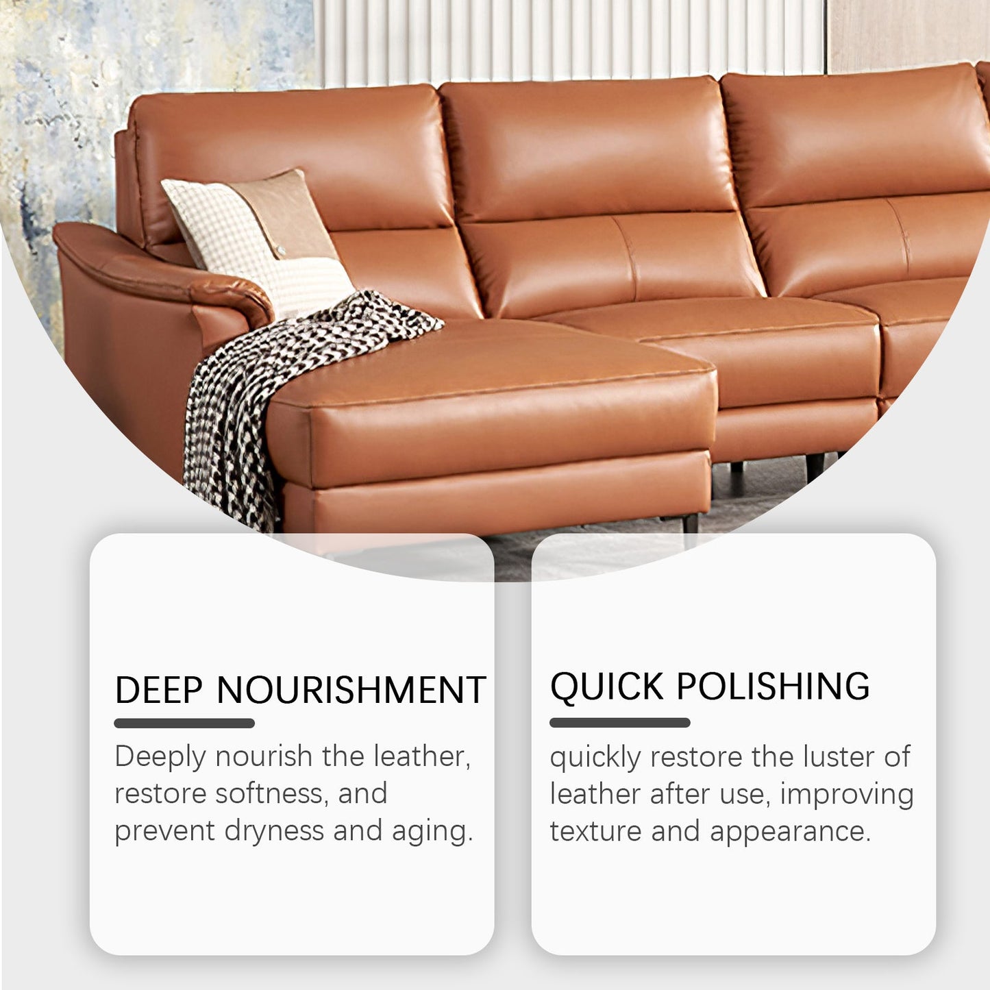 Leather Care Cream Furniture Leather Boots Coat Sofa Cleaning Care Polishing Leather Care - Korvel