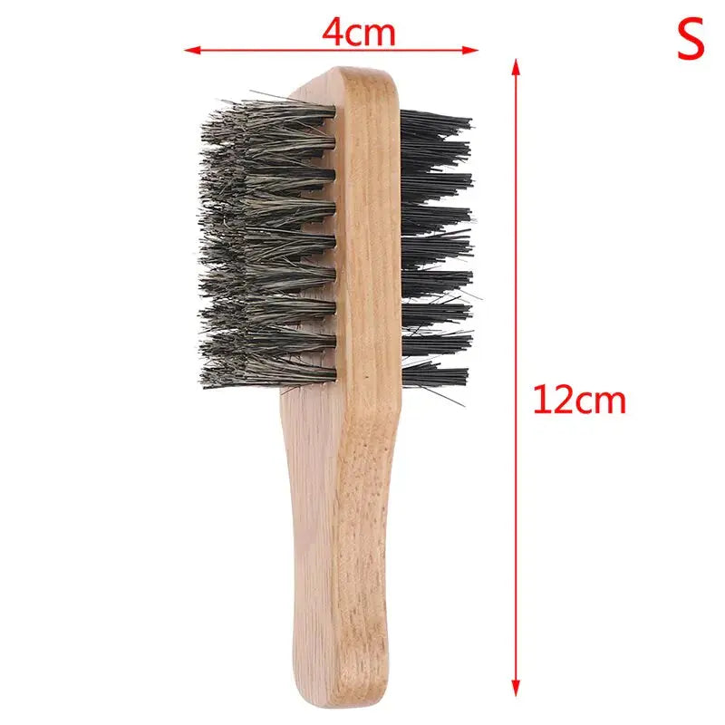 Men's Boar Bristle Wooden Hair Brush