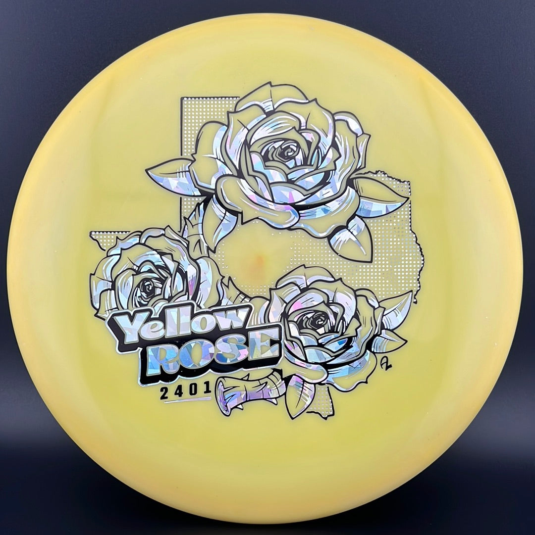 Bravo Yellow Rose - First Run Disc Golf Putter