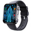 F300 smartwatch ECG electrocardiogram monitoring SOS fall alarm blood glucose and blood pressure watch HRV report - Korvel