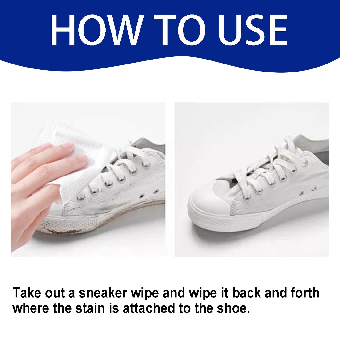 Portable Sneaker Wipes for Effortless Shoe Care