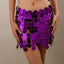 Trendy Hollow Sequin Suspender Skirt for Night Out