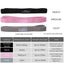 3pcs Resistance Band Buttock Ring Non-Slip Elastic Hip Ring Fitness Squat Resistance Ring Tension Band Set - Korvel