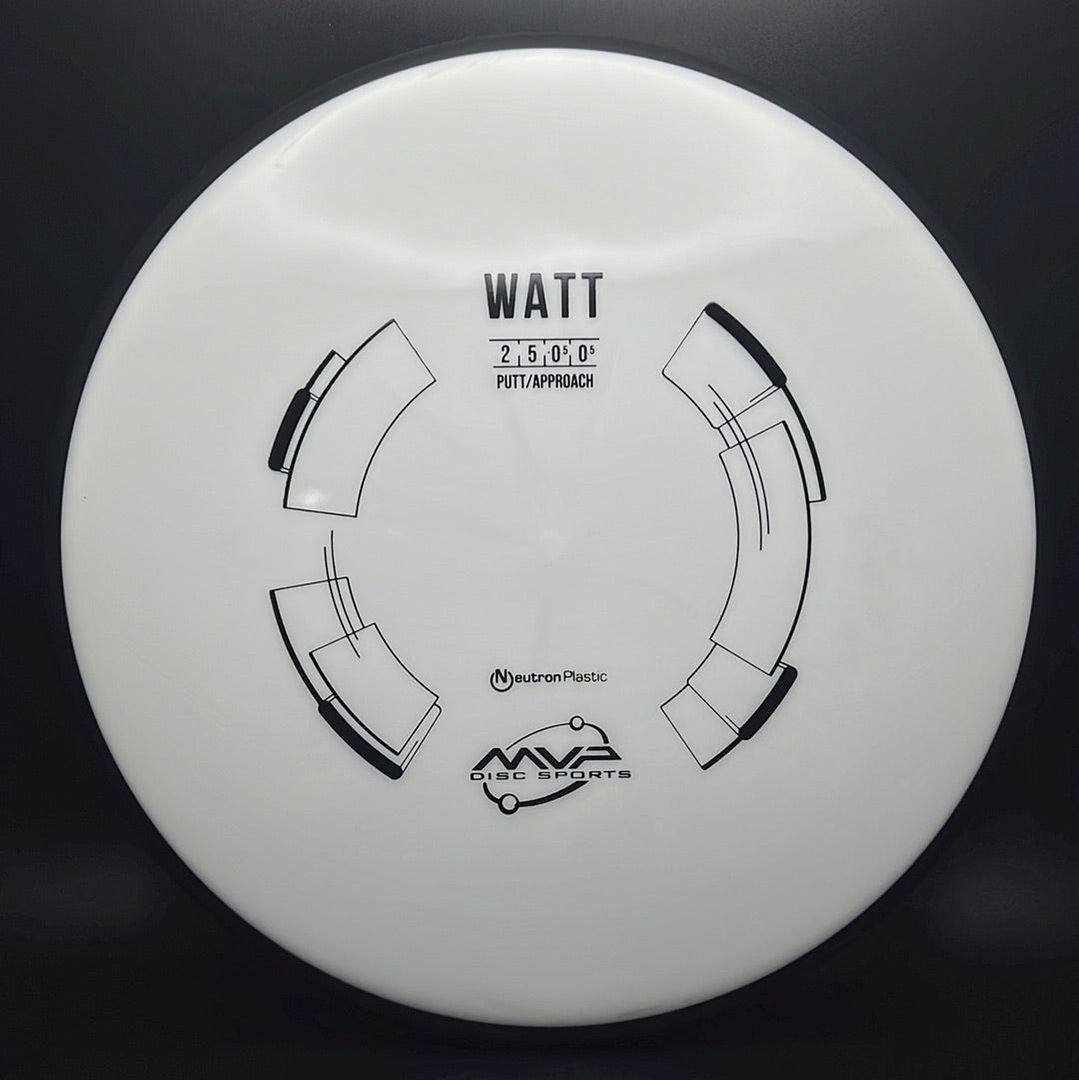 Neutron Watt - White Dyer's Delight Disc Golf Putter