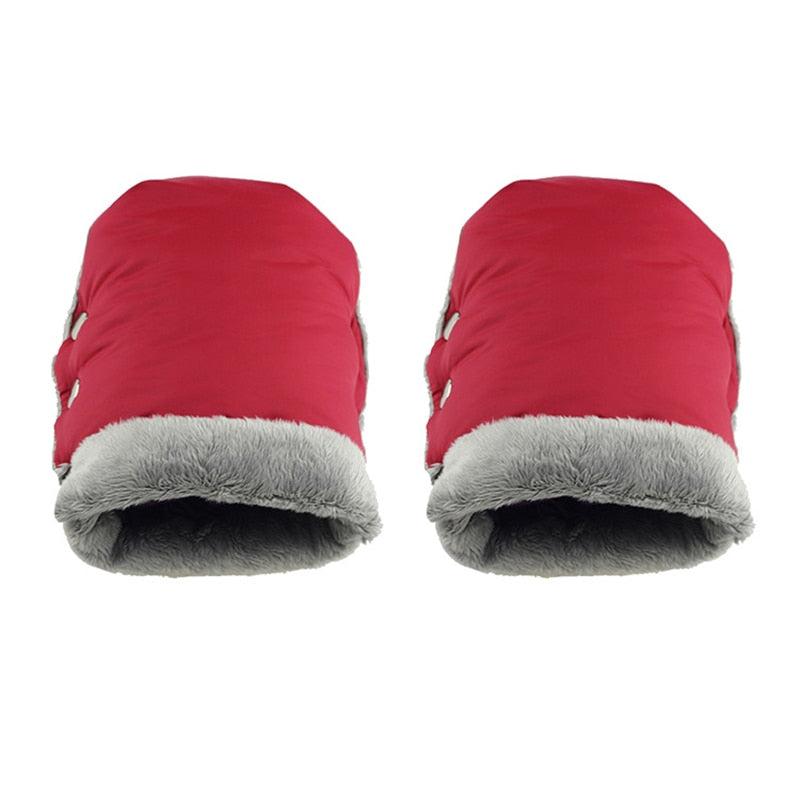Baby Stroller Gloves Winter Pram Hand Muff Waterproof Pram Accessory Mitten Baby Buggy Clutch Cart Thick Gloves - Korvel