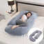 J-Shaped Pregnancy Pillow for Side Sleepers