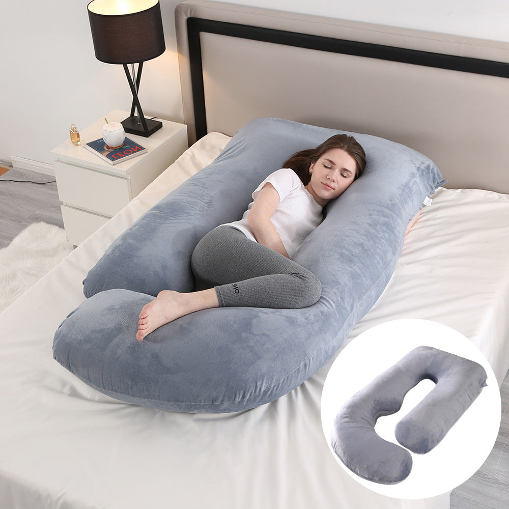 J-Shaped Pregnancy Pillow for Side Sleepers