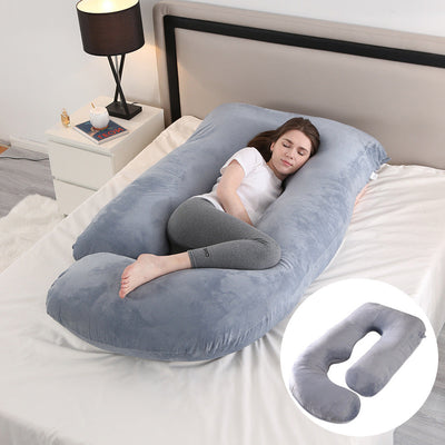 J-Shaped Pregnancy Pillow for Side Sleepers