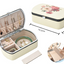Simple Printed Home Desktop Jewelry Storage Box - Korvel