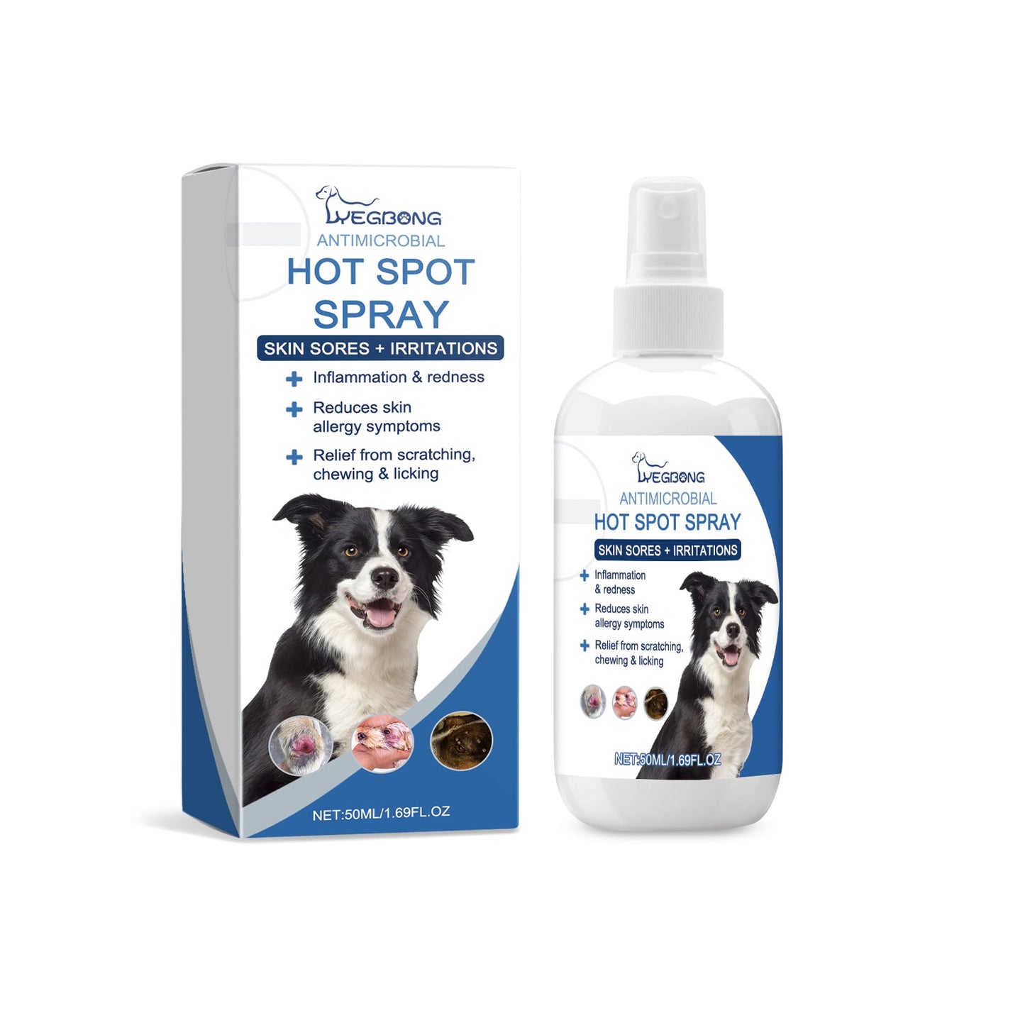 Spray Suave para el Cuidado del Pelaje de Perros y Gatos