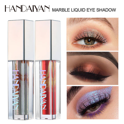 HANDAIYAN Eye Shadow Marble Liquid Eye Shadow Color Shine Diamond Chameleon Pearl Liquid Eye Shadow - Korvel