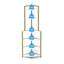 6-story corner open bookshelf, modern bookshelf, wooden frame, independent bookshelf unit, - Korvel