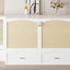 Cama Murphy Grande Blanca con Cajones y Armarios de Almacenamiento