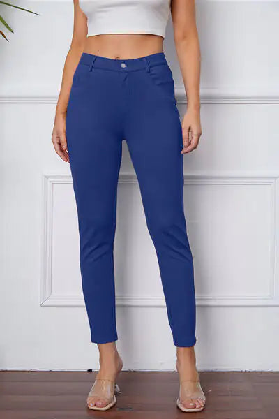 Pantalones Esenciales de Puntada Elástica