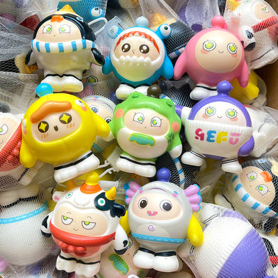 Netbag Egg Boy Party Pinch Music Stress Relief Toy Slow Rebound Ventilatory Artifact Cartoon Stress Relief Student Small Gift Item - Korvel