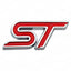 Premium 3D Metal Car Stickers for Ford Models