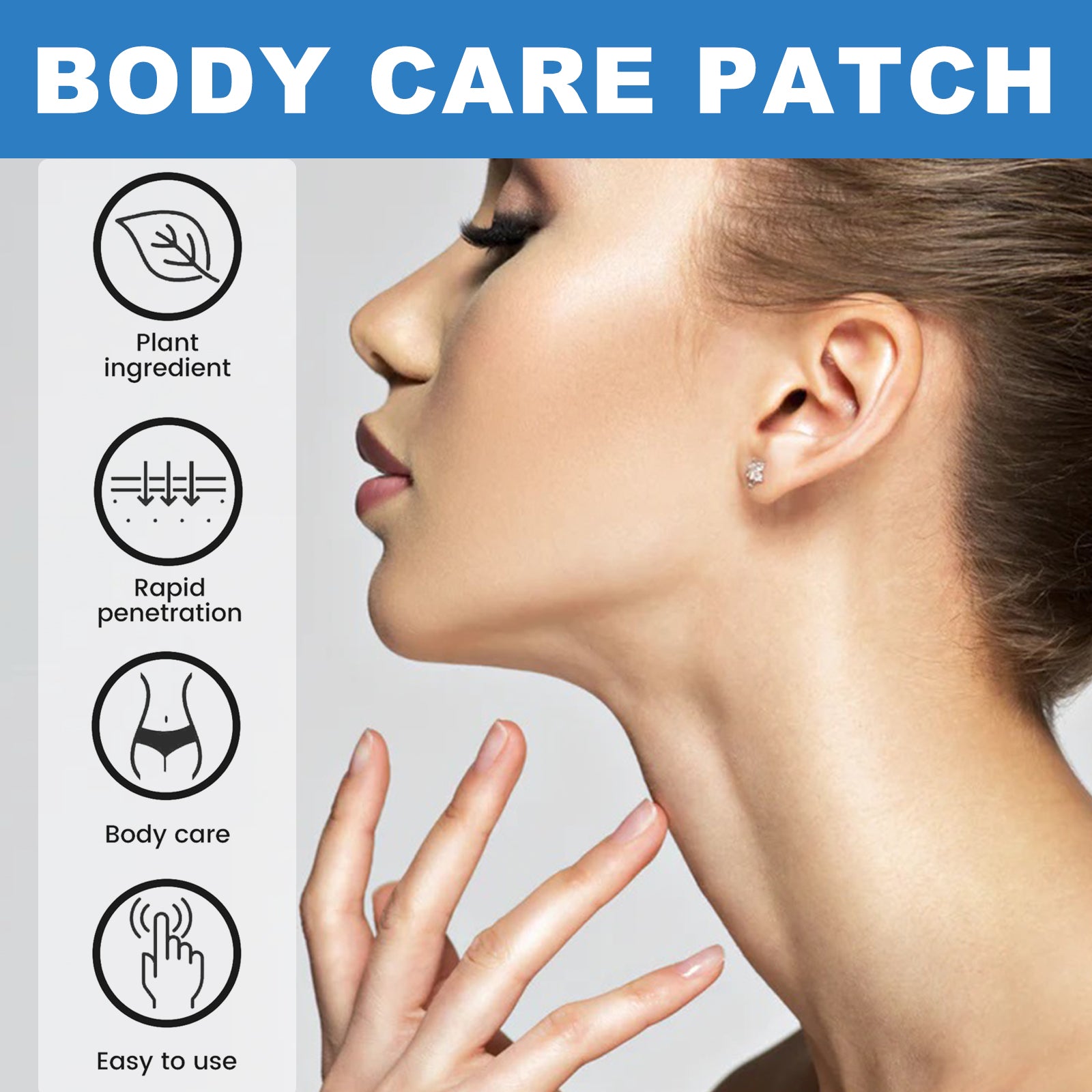 Thyroblend Patch, Massage To Relieve Neck Swelling Discomfort Body Care Patch - Korvel