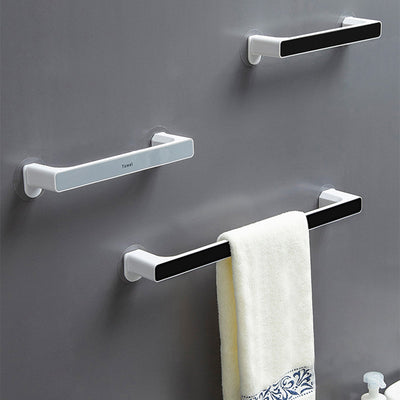 Towel Rack Punch Free Bathroom Bathroom Suction Cup Nordic Minimalist Creative Bath Towel Rack Rack Wall-Mounted Towel Bar - Korvel