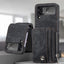 Suitable for Samsung Galaxy Z Flip4 folding phone case zipper card insertion protective cover Z Flip3 flip cover - Korvel
