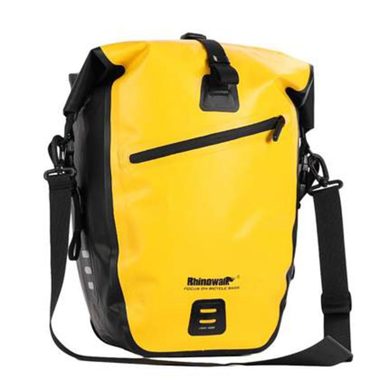 RhinowalkWaterproof Bike Bag 27L Travel Cycling Bag Basket Bicycle Rear Rack Tail Seat Trunk Bags bicycle bags & panniers - Korvel
