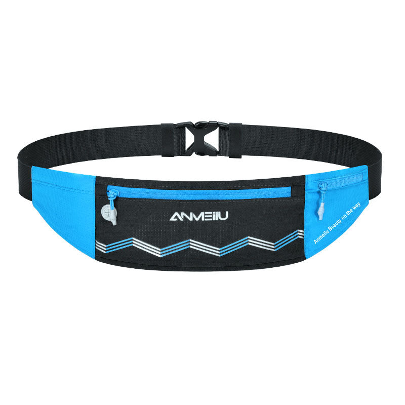 Sports Multi Function Waist Bag Running Men's Invisible Mobile Phone Bag Summer New Close Fitting Waist Bag - Korvel