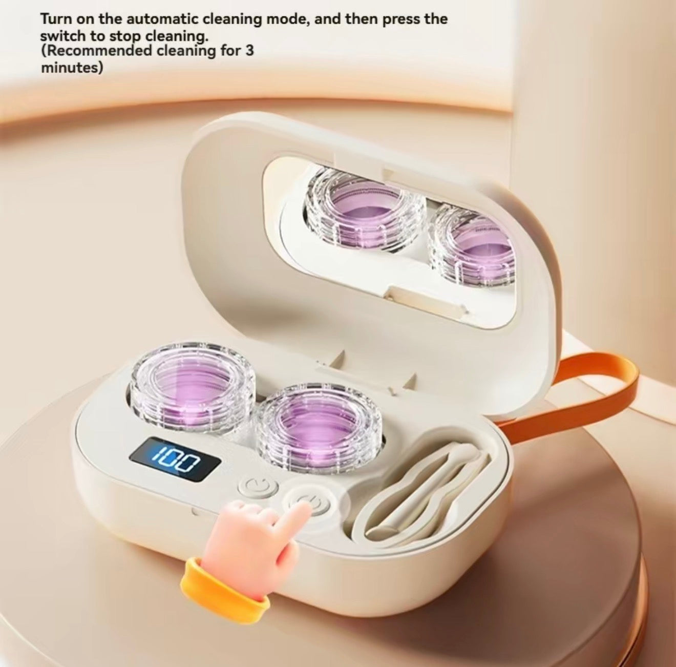 VisionGlow Contact Lens Cleaner Kit