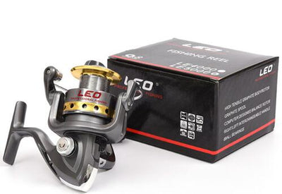 LEO Half Metal Fishing Spinning Reel - 8BB, 5.5:1 Speed Ratio