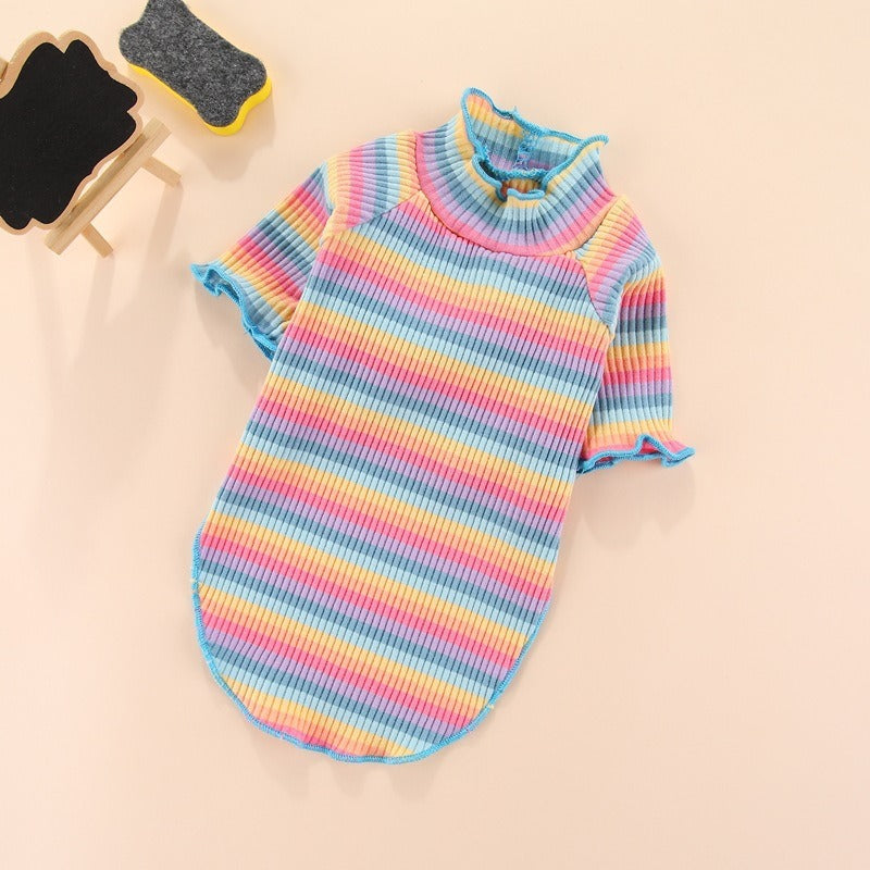 Netizen Teddy Little Dog Clothes Basecoat Summer Wear Thin Cotton Pet Clothing Spring Summer Cat - Korvel