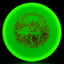Glow Egg Shell Stegosaurus - Special Edition Disc Golf Disc